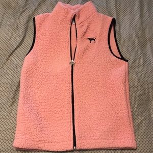 PINK Teddy Vest